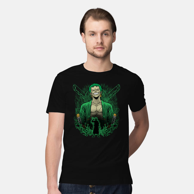 Pirate Hunter Shadowwork-Mens-Premium-Tee-Astrobot Invention