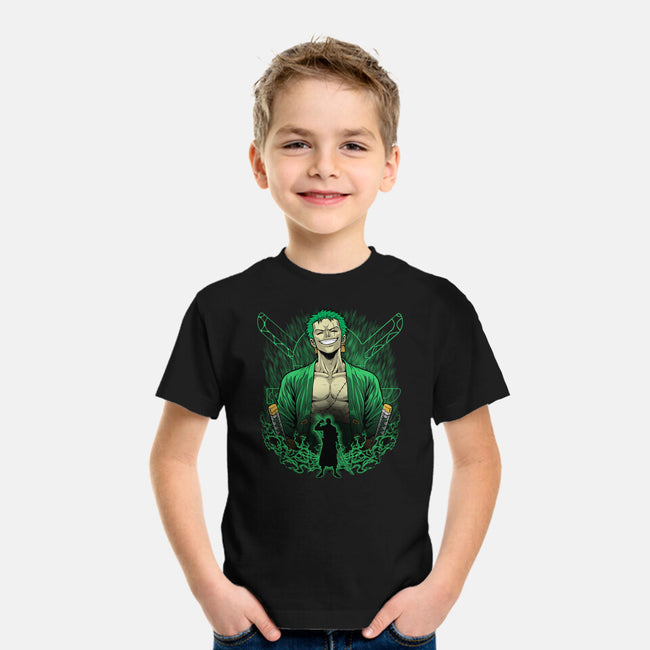 Pirate Hunter Shadowwork-Youth-Basic-Tee-Astrobot Invention