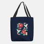 Origami Hummingbird-None-Basic Tote-Bag-NemiMakeit