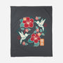 Origami Hummingbird-None-Fleece-Blanket-NemiMakeit