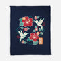 Origami Hummingbird-None-Fleece-Blanket-NemiMakeit