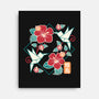 Origami Hummingbird-None-Stretched-Canvas-NemiMakeit