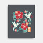 Origami Hummingbird-None-Stretched-Canvas-NemiMakeit