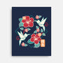 Origami Hummingbird-None-Stretched-Canvas-NemiMakeit