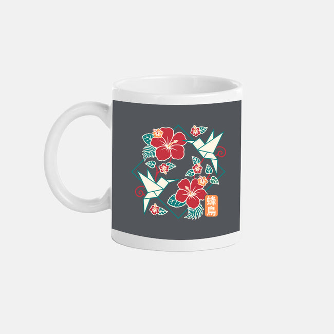 Origami Hummingbird-None-Mug-Drinkware-NemiMakeit
