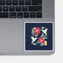 Origami Hummingbird-None-Glossy-Sticker-NemiMakeit
