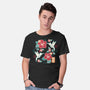 Origami Hummingbird-Mens-Basic-Tee-NemiMakeit