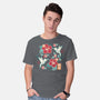 Origami Hummingbird-Mens-Basic-Tee-NemiMakeit