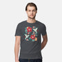 Origami Hummingbird-Mens-Premium-Tee-NemiMakeit
