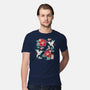 Origami Hummingbird-Mens-Premium-Tee-NemiMakeit
