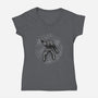Xenonite Doll-Womens-V-Neck-Tee-nickzzarto