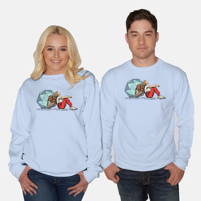 My Rock Friend-Unisex-Crew Neck-Sweatshirt-nickzzarto