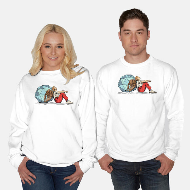 My Rock Friend-Unisex-Crew Neck-Sweatshirt-nickzzarto