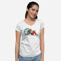 My Rock Friend-Womens-V-Neck-Tee-nickzzarto