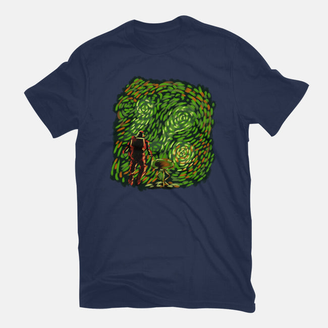 New Starry Night-Womens-Basic-Tee-nickzzarto