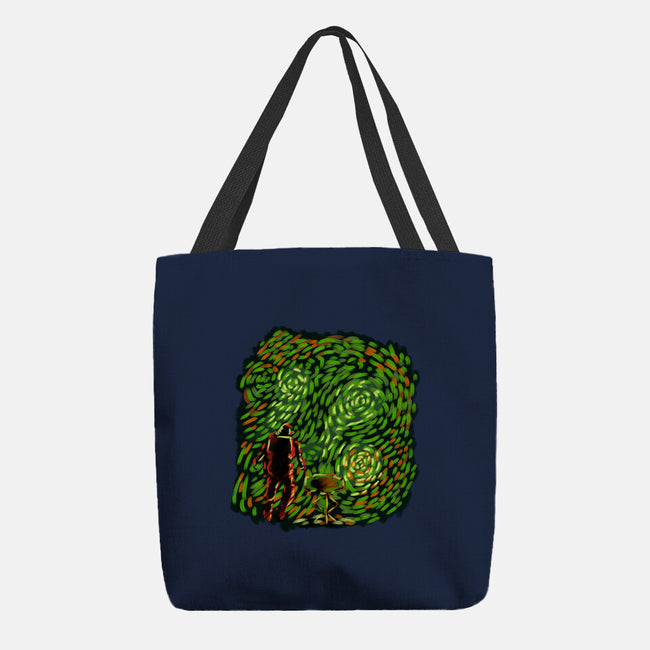 New Starry Night-None-Basic Tote-Bag-nickzzarto