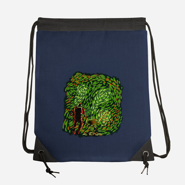 New Starry Night-None-Drawstring-Bag-nickzzarto
