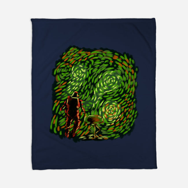 New Starry Night-None-Fleece-Blanket-nickzzarto