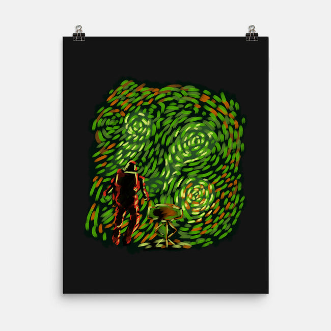 New Starry Night-None-Matte-Poster-nickzzarto