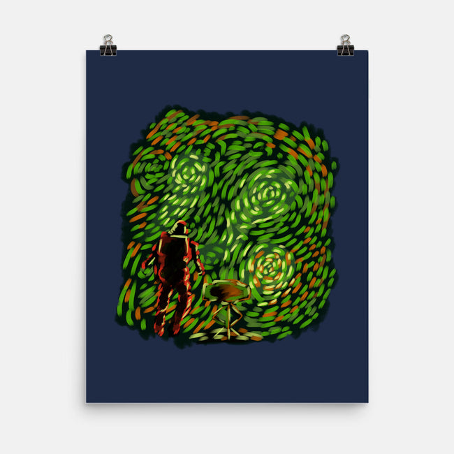 New Starry Night-None-Matte-Poster-nickzzarto