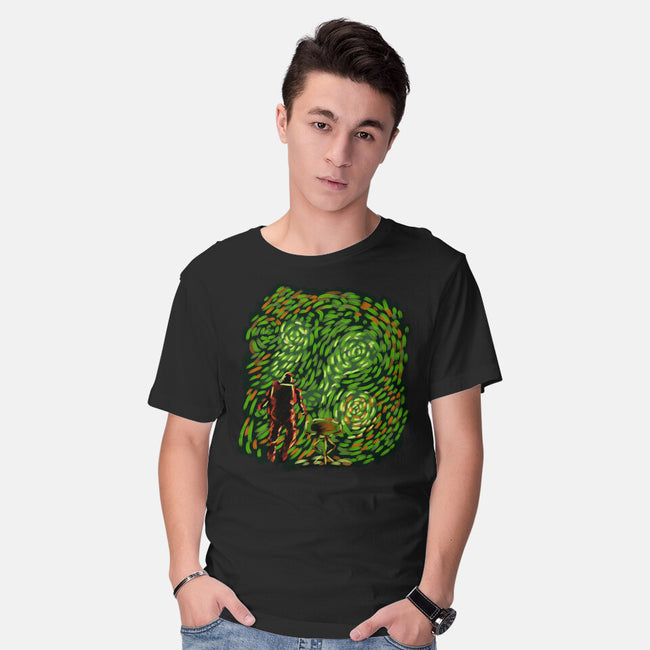 New Starry Night-Mens-Basic-Tee-nickzzarto