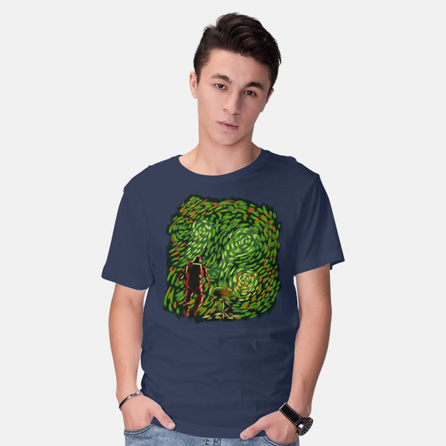 New Starry Night-Mens-Basic-Tee-nickzzarto