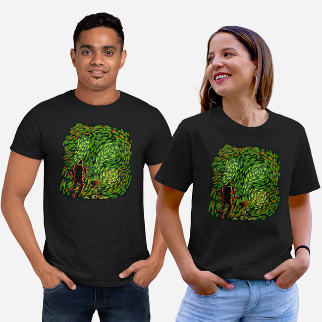 New Starry Night-Unisex-Basic-Tee-nickzzarto