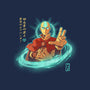 The Legendary Airbender-Womens-Fitted-Tee-grevalra