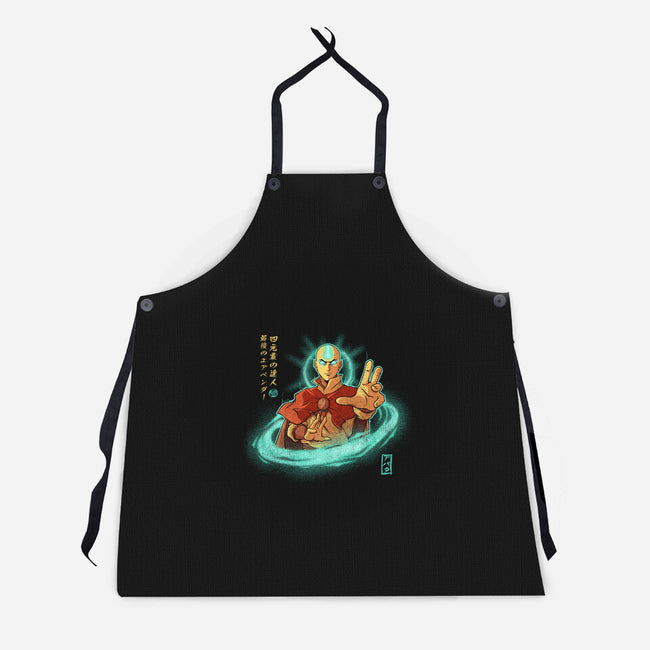 The Legendary Airbender-Unisex-Kitchen-Apron-grevalra