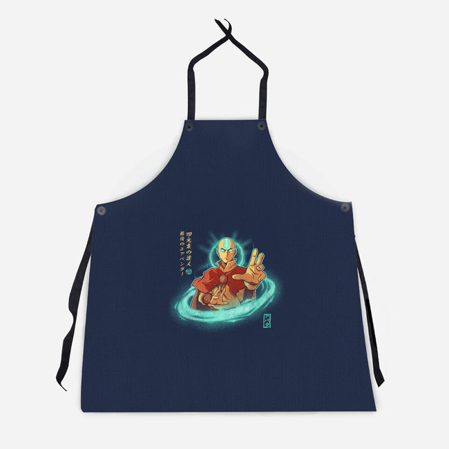 The Legendary Airbender-Unisex-Kitchen-Apron-grevalra