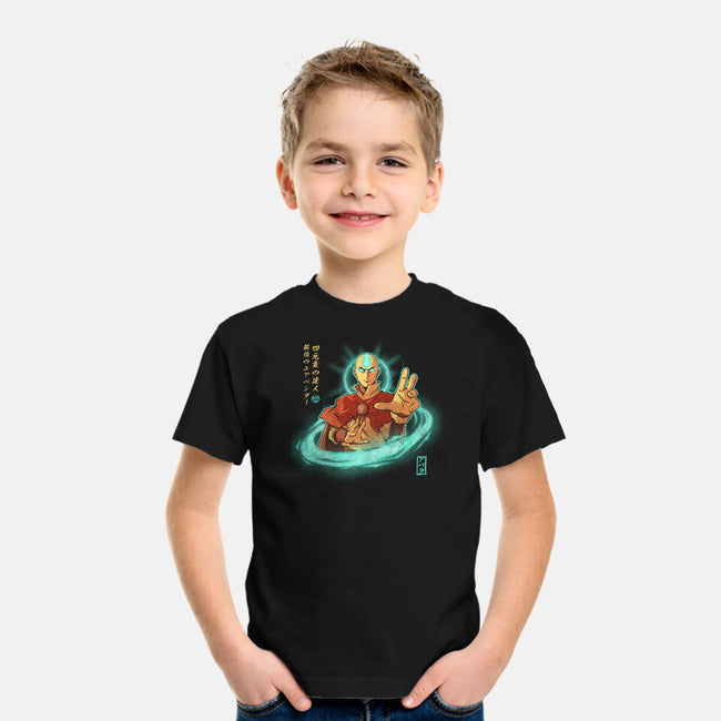 The Legendary Airbender-Youth-Basic-Tee-grevalra