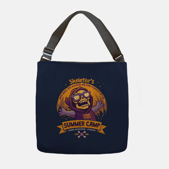 Skeletor Summer Camp-None-Adjustable Tote-Bag-teesgeex