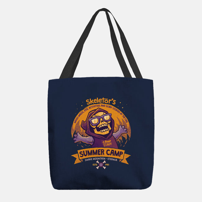Skeletor Summer Camp-None-Basic Tote-Bag-teesgeex