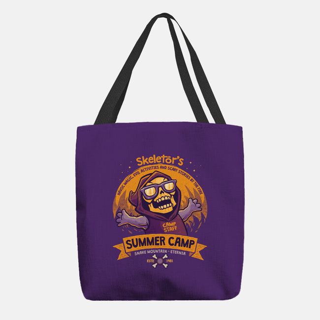 Skeletor Summer Camp-None-Basic Tote-Bag-teesgeex