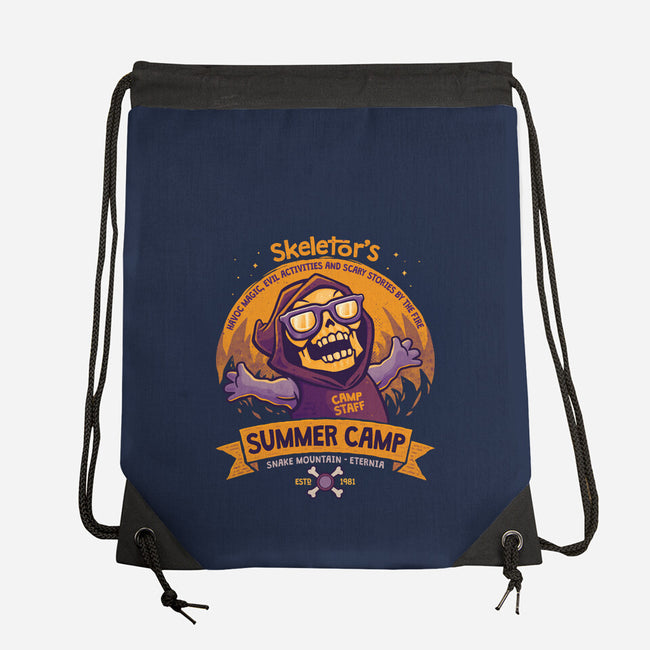 Skeletor Summer Camp-None-Drawstring-Bag-teesgeex