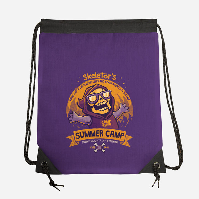 Skeletor Summer Camp-None-Drawstring-Bag-teesgeex