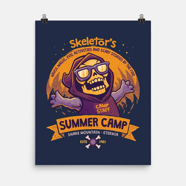 Skeletor Summer Camp-None-Matte-Poster-teesgeex