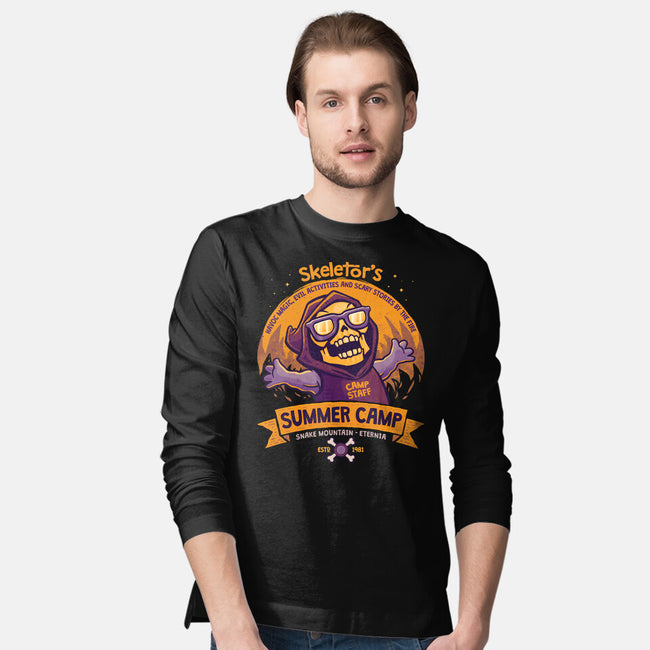 Skeletor Summer Camp-Mens-Long Sleeved-Tee-teesgeex