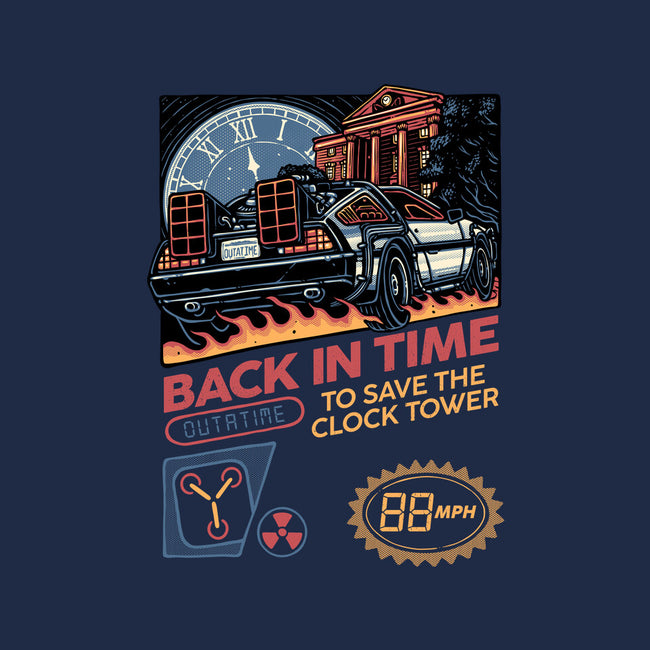 To Save The Clock Tower-None-Basic Tote-Bag-glitchygorilla