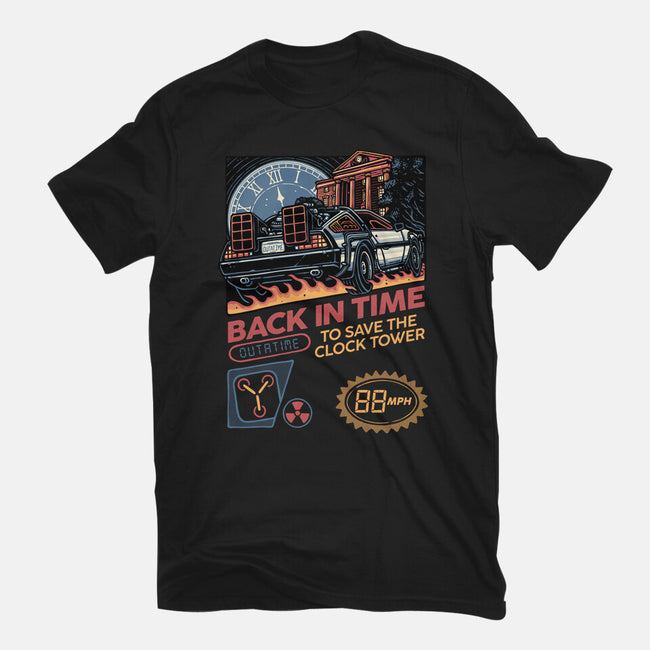 To Save The Clock Tower-Youth-Basic-Tee-glitchygorilla