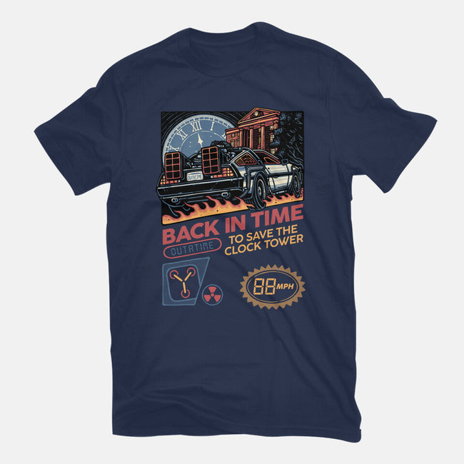 To Save The Clock Tower-Youth-Basic-Tee-glitchygorilla