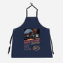 To Save The Clock Tower-Unisex-Kitchen-Apron-glitchygorilla