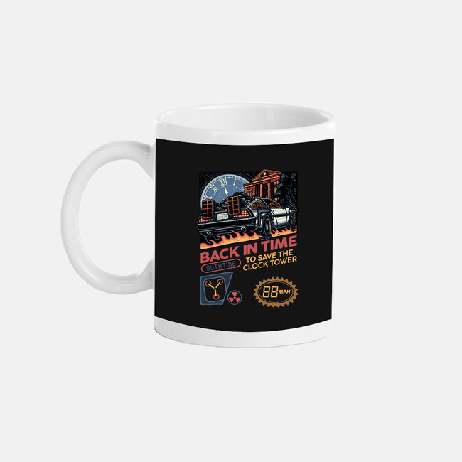 To Save The Clock Tower-None-Mug-Drinkware-glitchygorilla