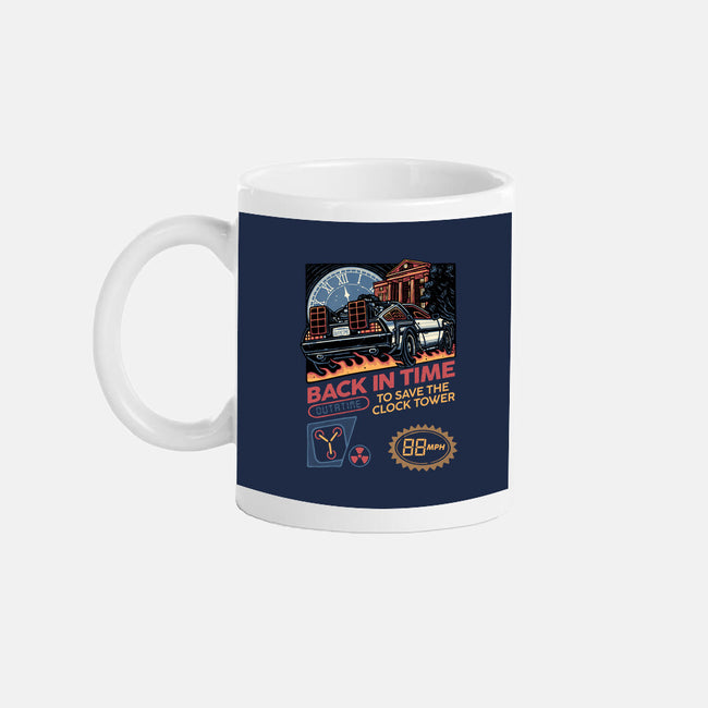 To Save The Clock Tower-None-Mug-Drinkware-glitchygorilla