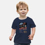 To Save The Clock Tower-Baby-Basic-Tee-glitchygorilla