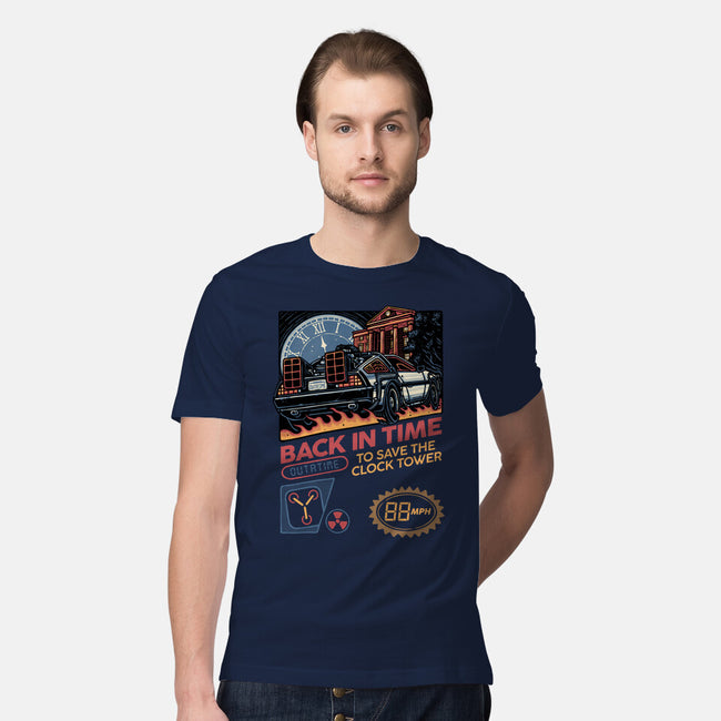 To Save The Clock Tower-Mens-Premium-Tee-glitchygorilla