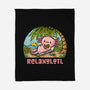 I Like To Relaxolotl-None-Fleece-Blanket-kg07