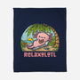 I Like To Relaxolotl-None-Fleece-Blanket-kg07