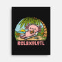 I Like To Relaxolotl-None-Stretched-Canvas-kg07