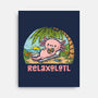 I Like To Relaxolotl-None-Stretched-Canvas-kg07